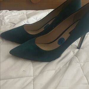 Elegant Teal Stiletto Heels
